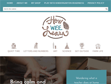 Tablet Screenshot of howweelearn.com